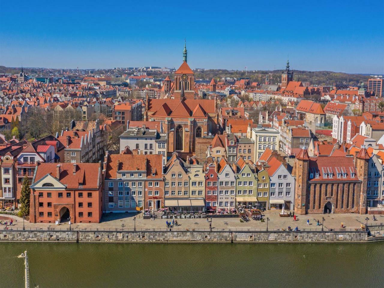 Apartament Starogdanski Nad Motlawa Esterno foto